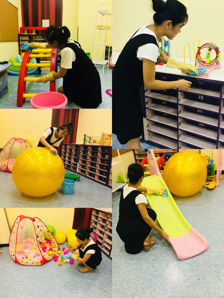 持之以恒，做好中心衛(wèi)生消毒工作！